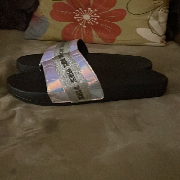 Silver large slides from Pink - Picture 3 of 4